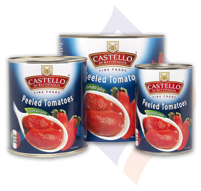 Italian Whole Peeled Tomatoes in Tomato Juice
